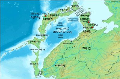 日本列島を逆さまにしてみよう なんと日本海が湖に 離島 秘境ナビ